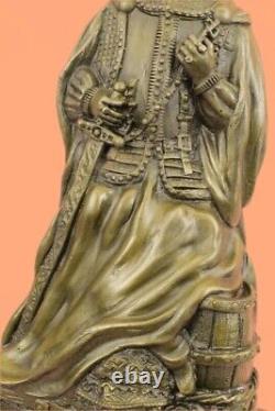 Original Signed Zengh Queen Elizabeth I Royal Marble Base Sculpture Statue Deal