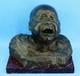 Pietro Ceccarelli, Bronze And Marble Sculpture, Newborn Bust, First Cry