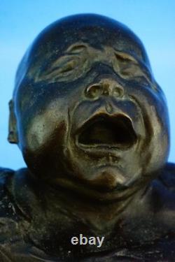 Pietro Ceccarelli, bronze and marble sculpture, newborn bust, first cry Pietro Ceccarelli, bronze and marble sculpture, newborn bust, first cry