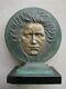 Rare Bronze Signed Max Le Verrier Beethoven Art Deco 18 Cm 1kg16