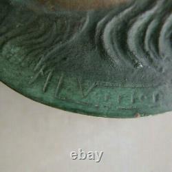 Rare Bronze Signed Max Le Verrier Beethoven Art Deco 18 CM 1kg16