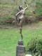Rare Superb Sculpture Of Mercury / Hermes Signed B Cellini Marble Base Gift