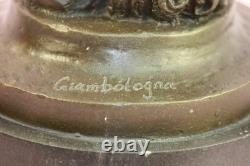 Rare Superb Sculpture of Mercury / Hermes Signed B Cellini Marble Base Gift