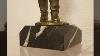 Sculpture Bronze Cheur P R E De Gule Troph P Che D Art Co 1930 Marble Pedestal