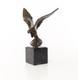 Sculpture Of A Flying Pigeon On A Black Marble Base After Ceonard