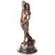Sculpture Of A Nude Woman In Bronze On A Black Marble Base After P. Delor