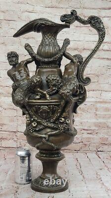 Signed Bronze Sculpture Mythology Art Centaur Very Detailed Statue On Marble