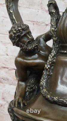 Signed Bronze Sculpture Mythology Art Centaur Very Detailed Statue On Marble