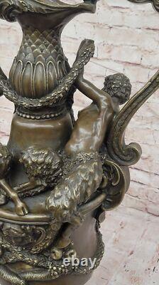 Signed Bronze Sculpture Mythology Art Centaur Very Detailed Statue On Marble