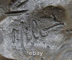 Signed Bronze Sculpture Original Milo Detail Marble Figurine Art Gift December