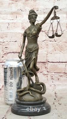 Signed Chair by Mayor Lawyer Gift Store Justice Bronze Sculpture Marble Figure