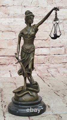 Signed Chair by Mayor Lawyer Gift Store Justice Bronze Sculpture Marble Figure