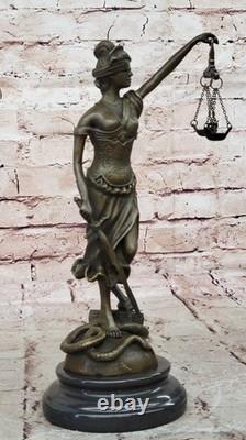 Signed Chair by Mayor Lawyer Gift Store Justice Bronze Sculpture Marble Figure