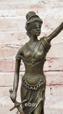 Signed Chair by Mayor Lawyer Gift Store Justice Bronze Sculpture Marble Figure