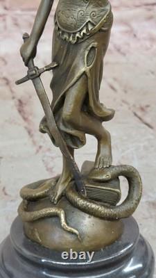 Signed Chair by Mayor Lawyer Gift Store Justice Bronze Sculpture Marble Figure
