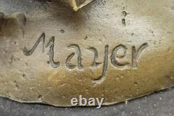 Signed Chair by Mayor Lawyer Gift Store Justice Bronze Sculpture Marble Figure