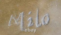 Signed Original Jockey with Bronze Horse Marble Base Cast Iron Sculpture Decor