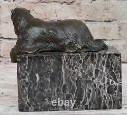 Signed Original Milo Bronze Sculpture Detail Figurine Marble Art Gift