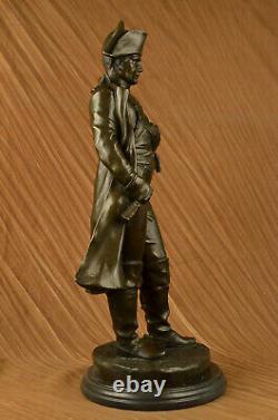 Vintage Signed Bronze Bust Of Napoleon Bonaparte Statue Sculpture Marble Base Deal