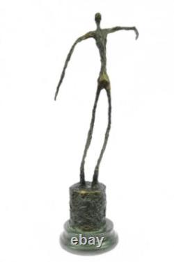 Wonderful Signed Bronze Sculpture Foundry Marble Figurine Base Deal