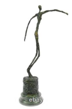 Wonderful Signed Bronze Sculpture Foundry Marble Figurine Base Deal