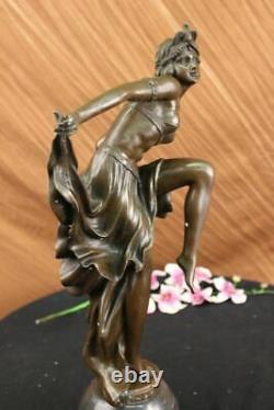 20 Classique Danseuse Signe Bronze Figurine Statue Art Déco Nouveau Marbre