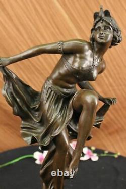 20 Classique Danseuse Signe Bronze Figurine Statue Art Déco Nouveau Marbre