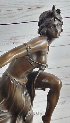 21 Classique Danseuse Signe Bronze Figurine Statue Art Déco Nouveau Marbre