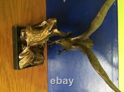 Aigle en bronze sur marbre