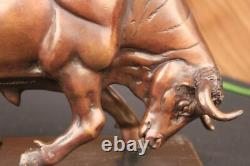 Art Déco Fonte Signée Moigniez Bronze Sculpture Marbre Base Figurine