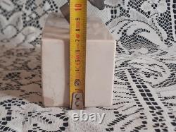 Arte Romera statue de mariage signé en bronze massif socle en marbre Carrare