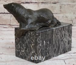 Bronze Sculpture Signée Original Milo Détail Figurine Marbre Art Cadeau Décembre