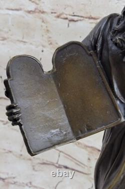 Bronze Sculpture Signée Original Unique Musée Qualité Ouvre Marbre Base Décor