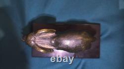 Bronze ancien ÉLÉPHANT signé Victor CREMION XIXe/XXe Socle marbre TBE