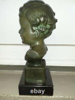 Bronze signé cipriani ugo, marbre, sculpture