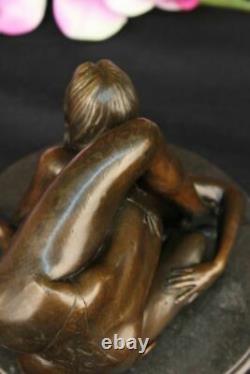Chair Contortionists Danseuse Signé Collector Édition Bronze Marbre Sculpture