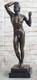 Fait Bronze Sculpture Solde Domestique Deco Art Marbre M&acirc;le Chair Rodin Sign&eacute;e