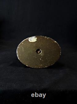 Georges Omerth sculpture en bronze sur marbre infirmière soignant un soldat