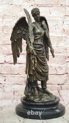 Main Bronze Sculpture Marbre Signé Par Français Moreau Statues Figurine Décor