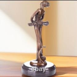 Milo (1910-1978) Figure Ballerine 2 kg Bronze, Marbre