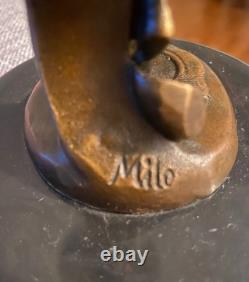 Milo (1910-1978) Figure Ballerine 2 kg Bronze, Marbre