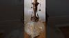 Original Antique Bronze Brass Marble And Glass Lamp Comes From 1900 1930