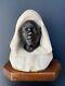 Paul Loiseau Rousseau (1861-1927) Buste En Bronze Et Marbre Salem Orientaliste