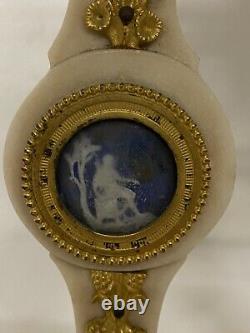 Pendule directoire marbre et bronze doré / Horloge ancienne signée Pochon Paris