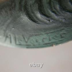 Rare bronze signé MAX LE VERRIER BEETHOVEN ART DECO 18 cm 1kg16