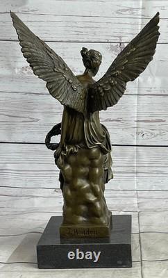 Reproduction Sous Signée Moreau, Sculture en Marbre Bronze, Déesse
