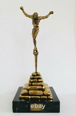 Salvador DALI (Première édition 150 ex)-Sculpture-Bronze-Marbre-Signé-Numéroté