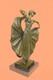 Sculpture D&eacute;cor Figure En Marbre Sign&eacute;e Chiparus De Danseuse En Bronze Art D&eacute;co