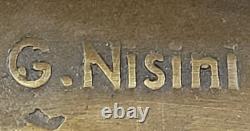 Sculpture En Bronze D'Homme Nu, Statue Signée, Figurine En Marbre, Décor