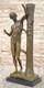 Sculpture En Bronze D'homme Nu Statue Sign&eacute;e Figurine Figure D&eacute;cor En Marbre